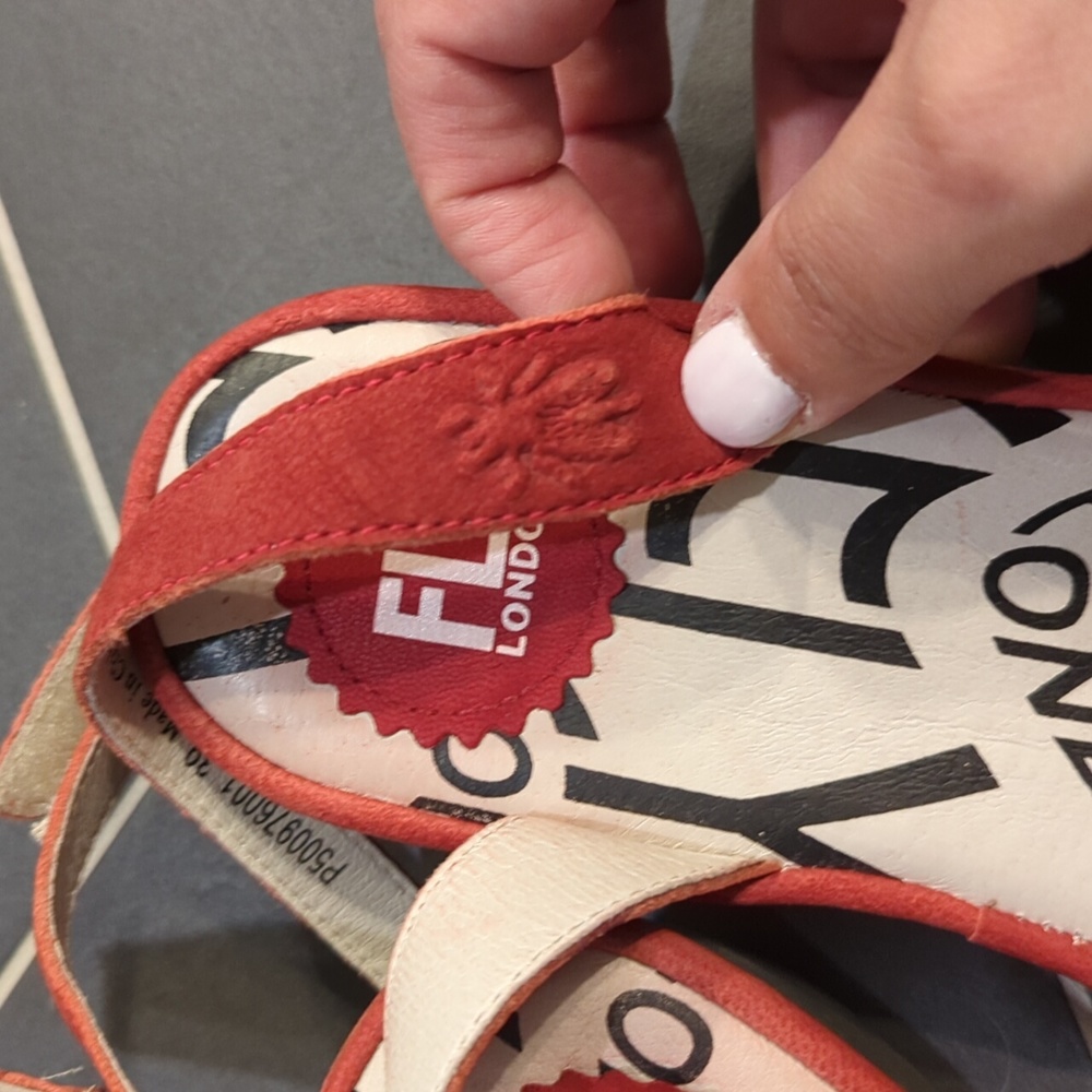 Red wedge sandals from Fly London - Picture 2 of 6